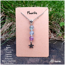 Charger l'image dans la galerie, Pendentif éveil et concentration en Fluorite