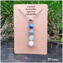 Charger l'image dans la galerie, Pendentif Chakra de la Gorge et du 3ème oeil