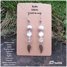 Charger l'image dans la galerie, Boucles d'oreilles chakra couronne