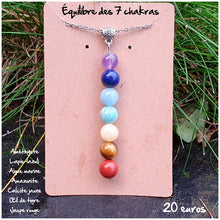 Charger l'image dans la galerie, Pendentif des 7 Chakras