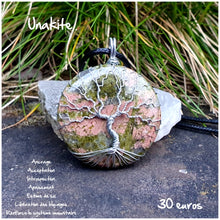 Charger l'image dans la galerie, Pendentif acceptation et libération en Unakite
