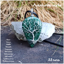 Charger l'image dans la galerie, Pendentif confiance et succès en Aventurine verte