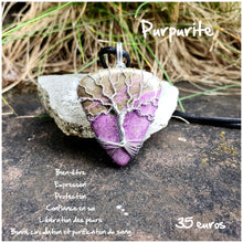 Charger l'image dans la galerie, Pendentif bien-être et libération en Purpurite