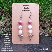 Charger l'image dans la galerie, Boucles d'oreilles chakra du coeur