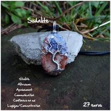 Charger l'image dans la galerie, Pendentif confiance et contacts en Sodalite