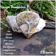 Charger l'image dans la galerie, Pendentif vitalité et confiance en Jaspe Bumblebee