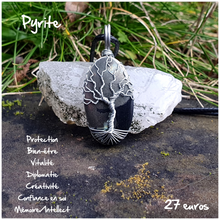 Charger l'image dans la galerie, Pendentif protection et vitalité en Pyrite