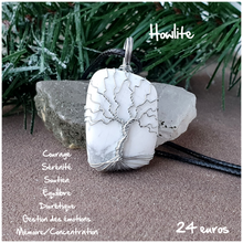 Charger l'image dans la galerie, Pendentif soutient et courage en Howlite