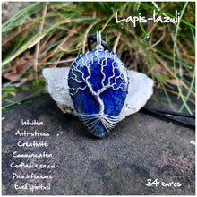 Charger l'image dans la galerie, Pendentif élévation de l'âme en Lapis-lazuli