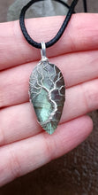 Charger l'image dans la galerie, Pendentif protection de l'empathe en labradorite