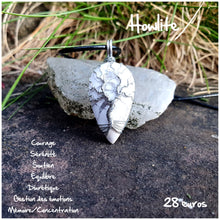 Charger l&#39;image dans la galerie, Pendentif soutient et courage en Howlite
