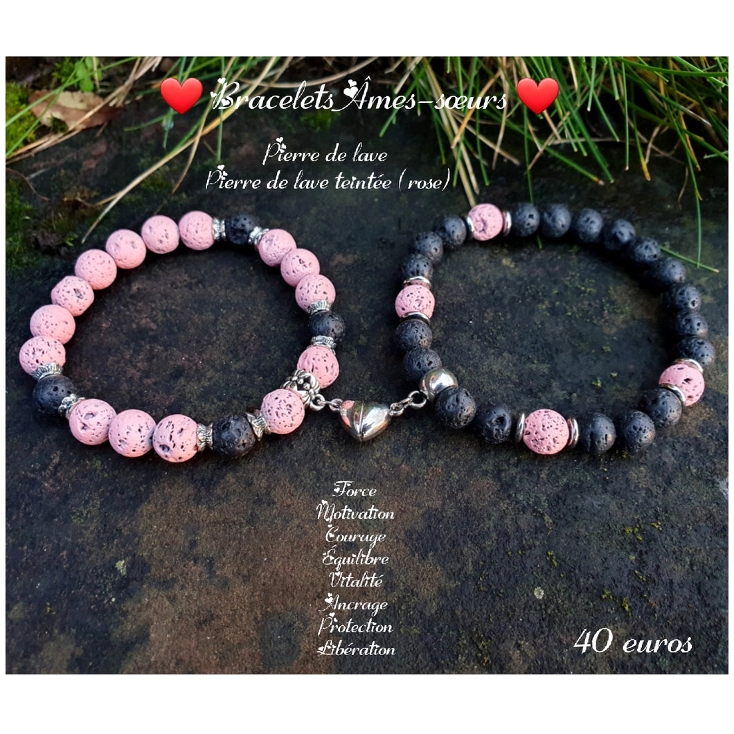 Bracelets des Âmes-soeurs (force et protection)