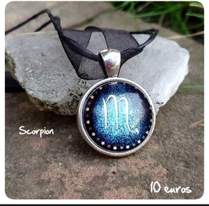 Pendentif Signe du Zodiaque "Scorpion"