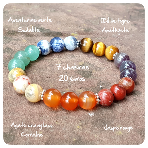 Bracelet 7 chakras