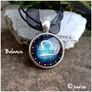 Pendentif Signe du Zodiaque "Balance"