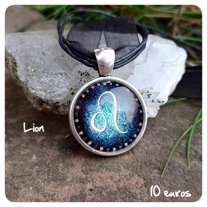 Pendentif Signe du Zodiaque "Lion"