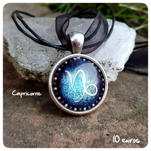 Pendentif Signe du Zodiaque "Capricorne"