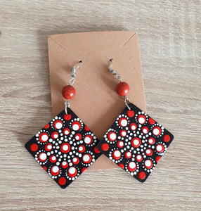 Boucles d'oreilles flower power