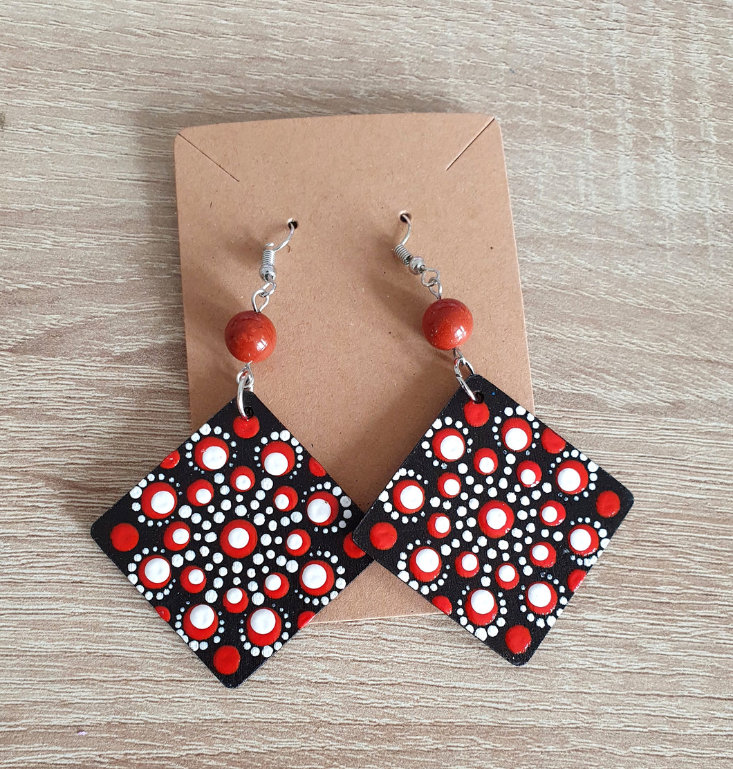 Boucles d'oreilles flower power